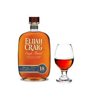 Elijah Craig 18 Year Old Single Barrel Kentucky Straight Bourbon Whiskey – 0.5 Oz Pour